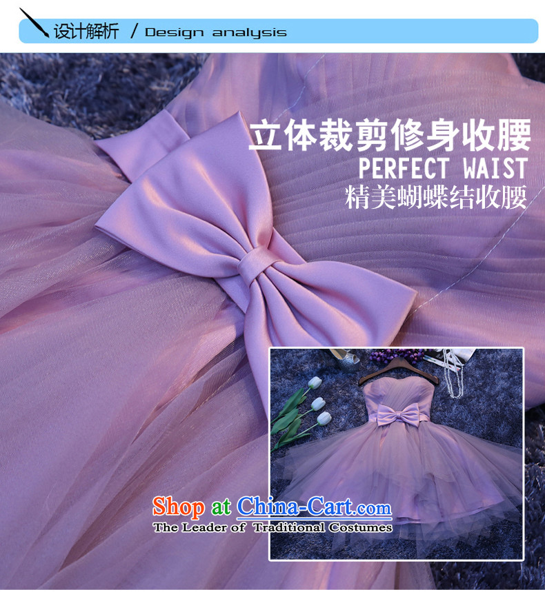 Purple bridesmaid service in a small chest anointed skirt dress evening dresses 2015 New banquet hostess Sau San purple xxl picture, prices, brand platters! The elections are supplied in the national character of distribution, so action, buy now enjoy more preferential! As soon as possible.