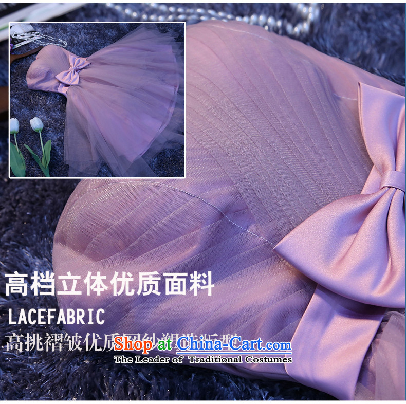 Purple bridesmaid service in a small chest anointed skirt dress evening dresses 2015 New banquet hostess Sau San purple xxl picture, prices, brand platters! The elections are supplied in the national character of distribution, so action, buy now enjoy more preferential! As soon as possible.