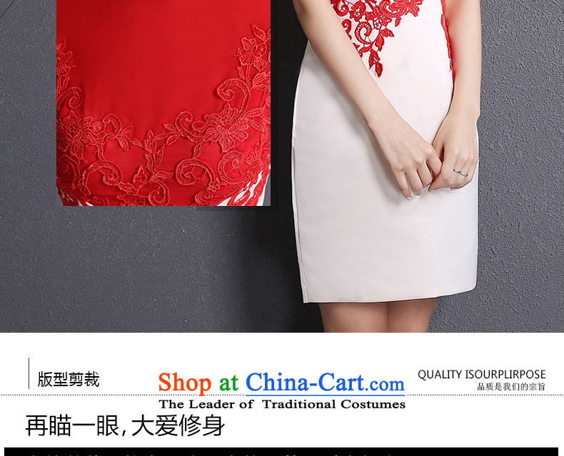 In accordance with the new 2015 Lena Chinese cheongsam dress short dinners bridesmaid bride bows services etiquette clothing xl photo, prices, brand platters! The elections are supplied in the national character of distribution, so action, buy now enjoy more preferential! As soon as possible.