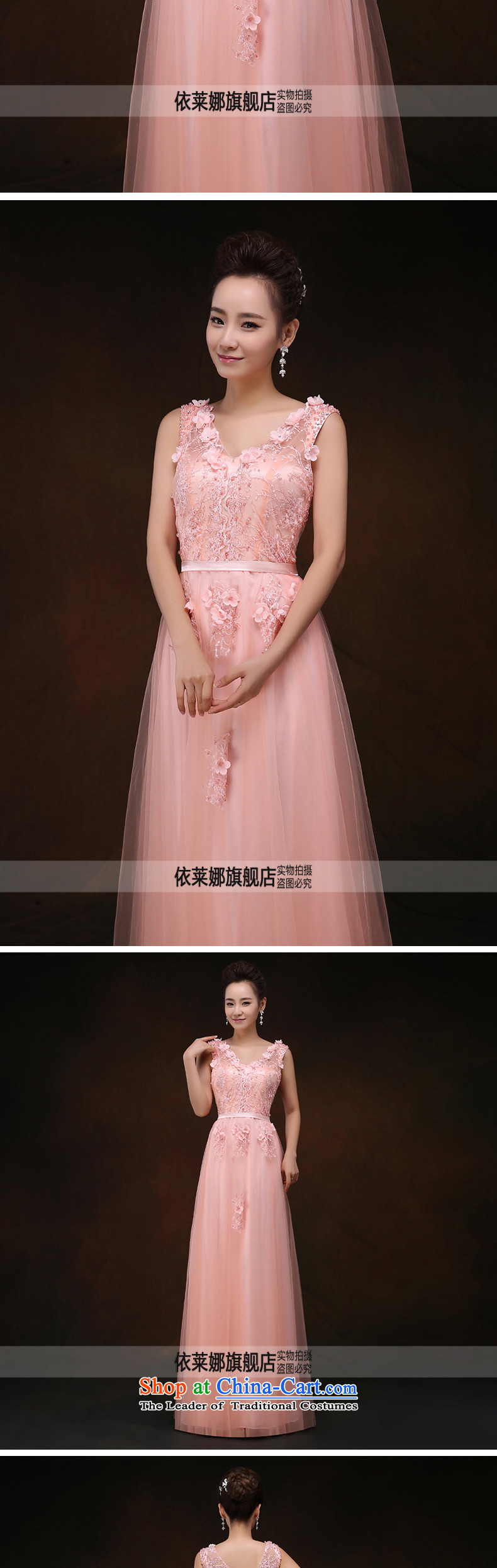 Toasting champagne bride services 2015 New Sau San long shoulders wedding dress banquet evening dresses red dress female pink xl photo, prices, brand platters! The elections are supplied in the national character of distribution, so action, buy now enjoy more preferential! As soon as possible.
