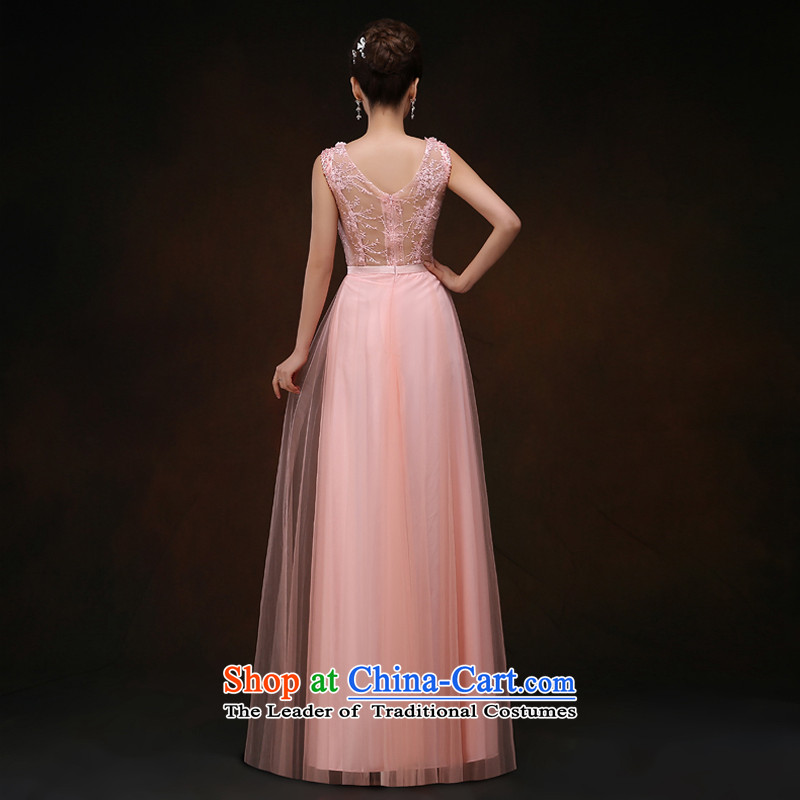 Toasting champagne bride services 2015 New Sau San long shoulders wedding dress banquet evening dresses red dress female pink xl, in accordance with the Lena (YILAINA) , , , shopping on the Internet