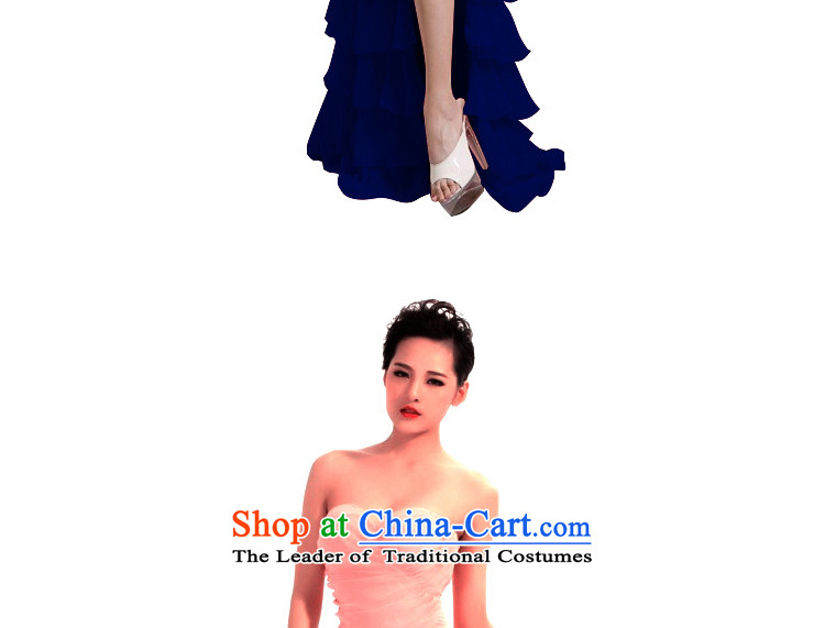 Optimize fruit shop New Bell banquet dresses silk chiffon evening dresses hotel women) bridesmaid small dress marriage yarn blue XXL picture, prices, brand platters! The elections are supplied in the national character of distribution, so action, buy now enjoy more preferential! As soon as possible.