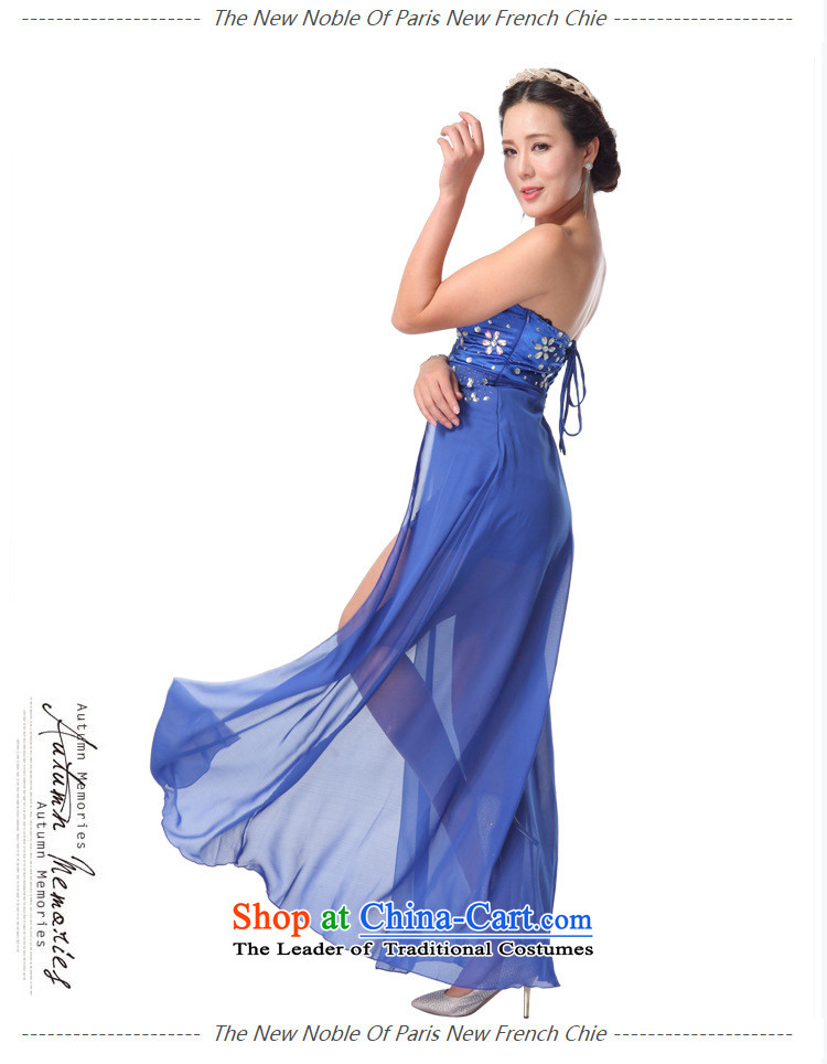 Optimize fruit shop 2015 Summer wiped bell scoops female dresses long banquet dress will back black S picture, prices, brand platters! The elections are supplied in the national character of distribution, so action, buy now enjoy more preferential! As soon as possible.