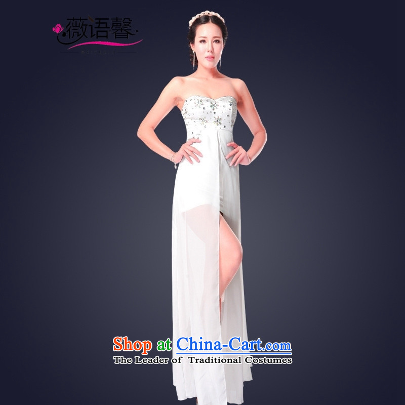 Optimize fruit shop 2015 Summer wiped bell scoops female dresses long banquet dress will back black S, Ms Audrey EU, Xin (WEIYUXIN) , , , shopping on the Internet