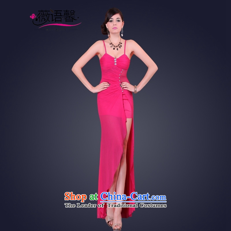 Optimize fruit shop 2015 Summer bell sexy female dresses long banquet dinner dress will back video thin package and Sau San in red , L, Ms Audrey EU, Xin (WEIYUXIN) , , , shopping on the Internet