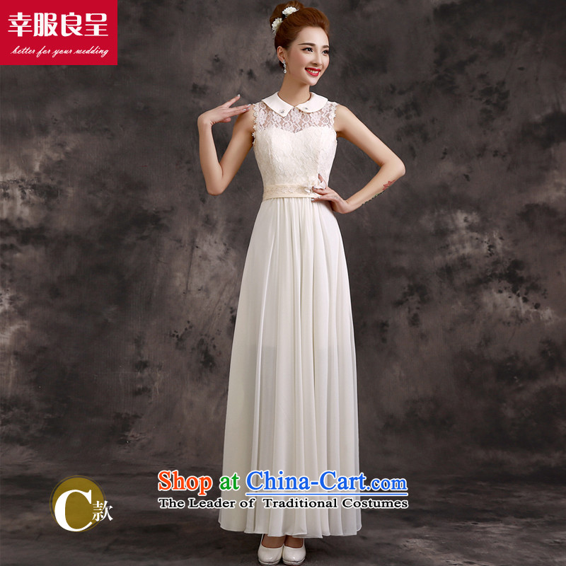 The privilege of serving-leung bridesmaid services 2015 Autumn bridal dresses bridesmaid mission sister skirt long evening dresses champagne color bridesmaids ) - A SPECIAL COMMISSIONER'S OFFICE IN SLEEVES -leung to honor M , , , shopping on the Internet