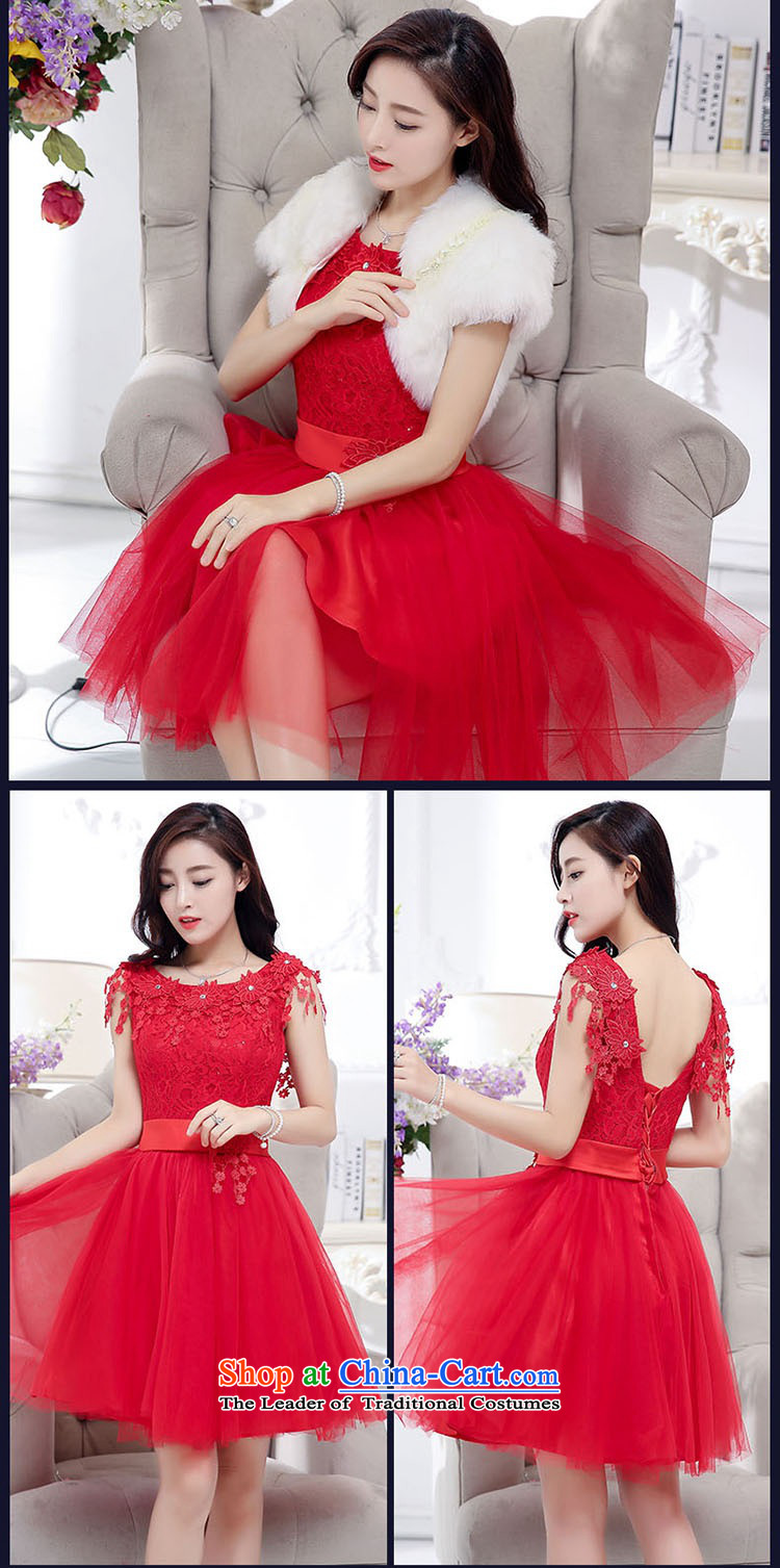 2015 Autumn and Winter, sweet wind in aristocratic long skirt dresses bon bon stylish Transfer round-neck collar princess skirt rabbit hair shawl two kits gauze dresses evening dresses wedding + shawl M picture, prices, brand platters! The elections are supplied in the national character of distribution, so action, buy now enjoy more preferential! As soon as possible.