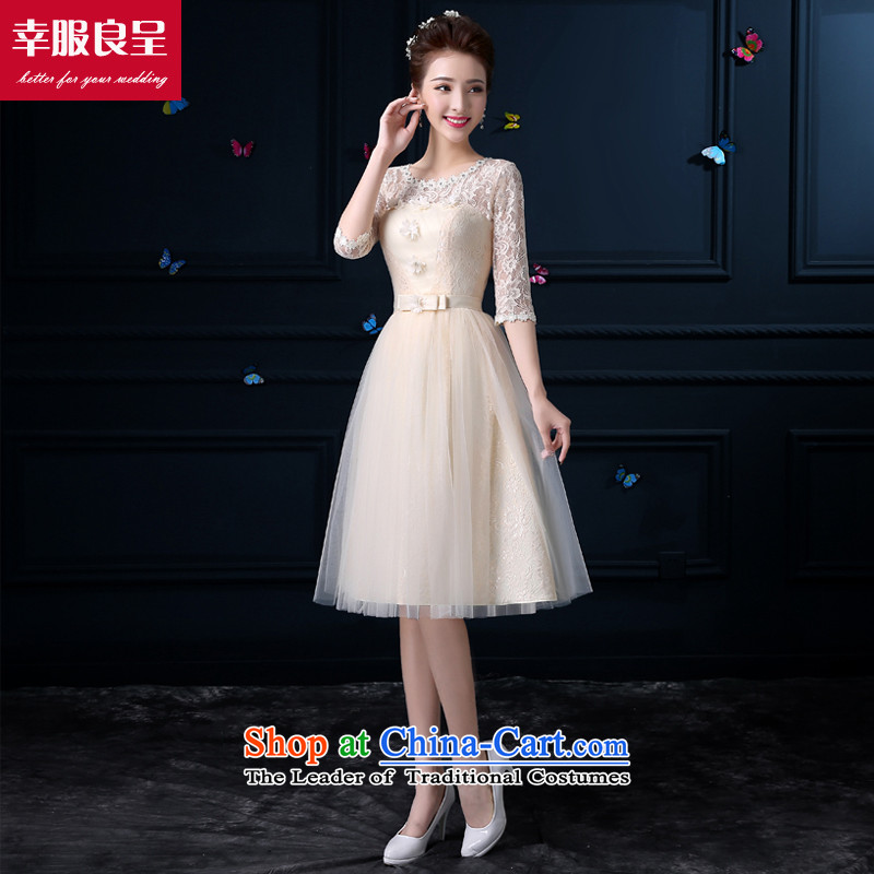 The privilege of serving-leung bridesmaid dress new 2015 Summer in long bridesmaid wedding dresses services female small bridesmaid sister skirt dress 801- mission in Sleeve V-NECK  3XL, honor services-leung , , , shopping on the Internet