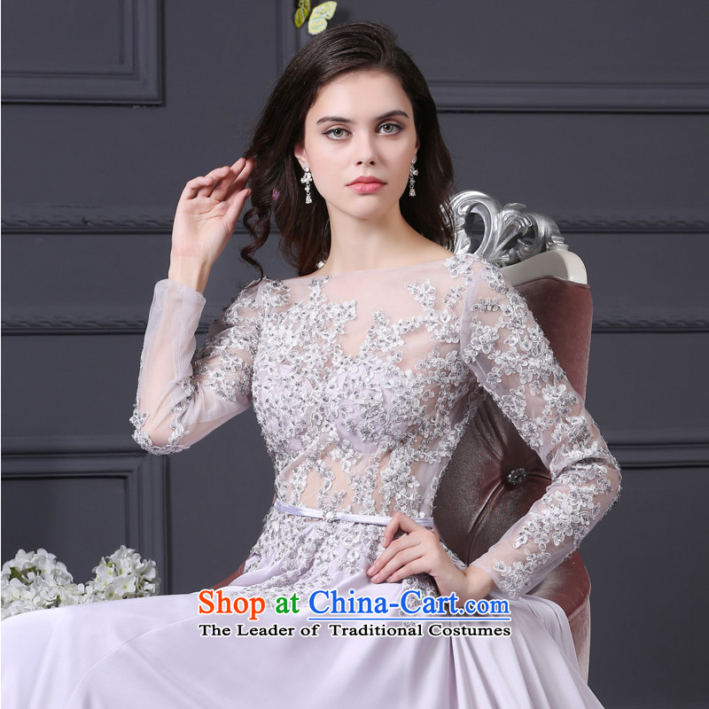2015 Autumn dressilyme custom dress new lace back a long-sleeved Pullover long reception party evening banquet at the wedding dress custom color XS,DRESSILY OCCASIONS ME WEAR ON-LINE,,, shopping on the Internet