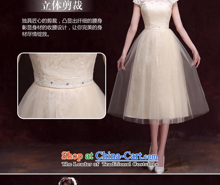 The privilege of serving-leung bridesmaid dress 2015 new bridesmaid to champagne color in the medium to long term in a small dress bridesmaid mission sister skirt dress A shoulder in long -609-, champagne color bridesmaid service 2XL Photo, prices, brand platters! The elections are supplied in the national character of distribution, so action, buy now enjoy more preferential! As soon as possible.