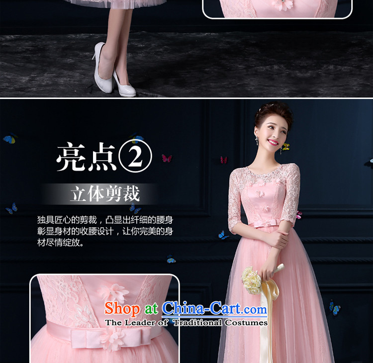 The privilege of serving-leung bridesmaid services Pink 2015 new bridesmaid dress in stylish girl long dresses and sisters in small bridesmaid PETTICOAT -801-V) for pictures, prices, 3XL brand platters! The elections are supplied in the national character of distribution, so action, buy now enjoy more preferential! As soon as possible.
