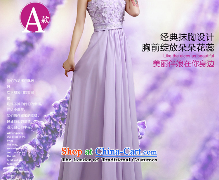 The privilege of serving-leung bridesmaid dress 2015 new bridesmaid service long bridesmaid mission sister skirt evening dress bridesmaids B02) - Beveled Shoulder S picture, prices, brand platters! The elections are supplied in the national character of distribution, so action, buy now enjoy more preferential! As soon as possible.