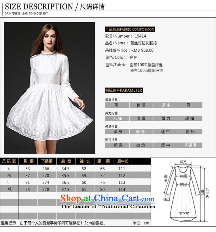 Optimize fruit shop 2015 New Bell bridesmaid dress dresses and sisters skirt lace nail drill Sau San moderator banquet evening dresses female white S picture, prices, brand platters! The elections are supplied in the national character of distribution, so action, buy now enjoy more preferential! As soon as possible.