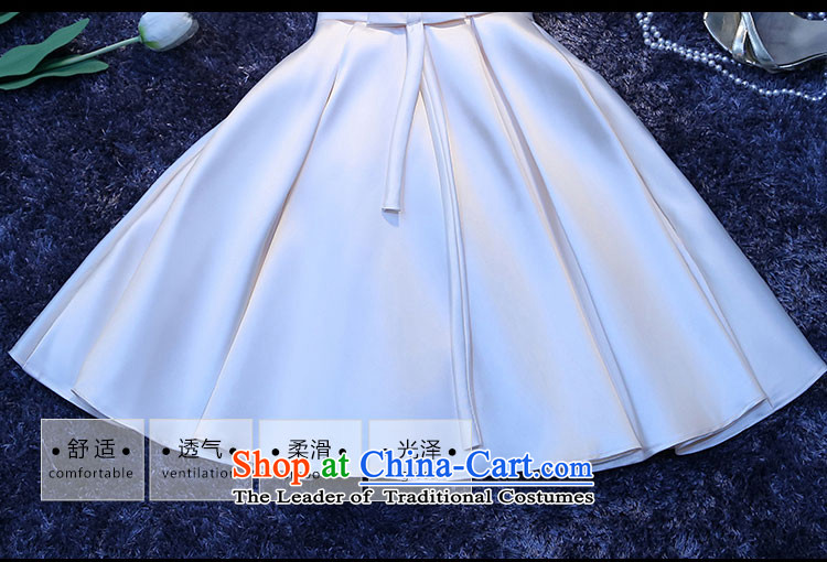 Jiang bridesmaid dresses seal 2015 autumn and winter Korean word shoulder shoulders Dress Short of champagne color small dress sister skirt banquet moderator evening dresses women and one Field shoulder S picture, prices, brand platters! The elections are supplied in the national character of distribution, so action, buy now enjoy more preferential! As soon as possible.