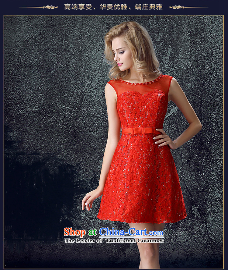 Toasting champagne bride services 2015 new women's autumn and winter field shoulder bags shoulder short of the betrothal wedding dress banquet evening dresses red L picture, prices, brand platters! The elections are supplied in the national character of distribution, so action, buy now enjoy more preferential! As soon as possible.