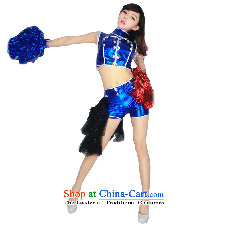 The 2015 New sexy racing car models to pull girl drop-down will uphold DS football treasure stage photography clothing bar night show and dance show, L, blue , , , shopping on the Internet