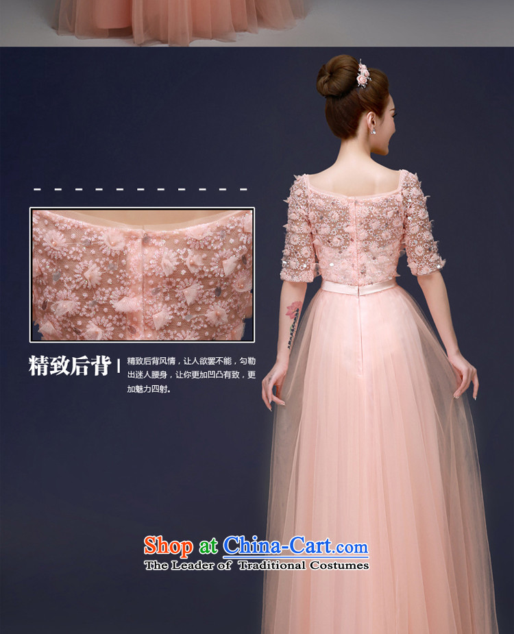 The privilege of serving-leung evening dresses long 2015 annual meeting of the new protocol moderator bride marriage ceremony service bows stylish pink S picture, prices, brand platters! The elections are supplied in the national character of distribution, so action, buy now enjoy more preferential! As soon as possible.