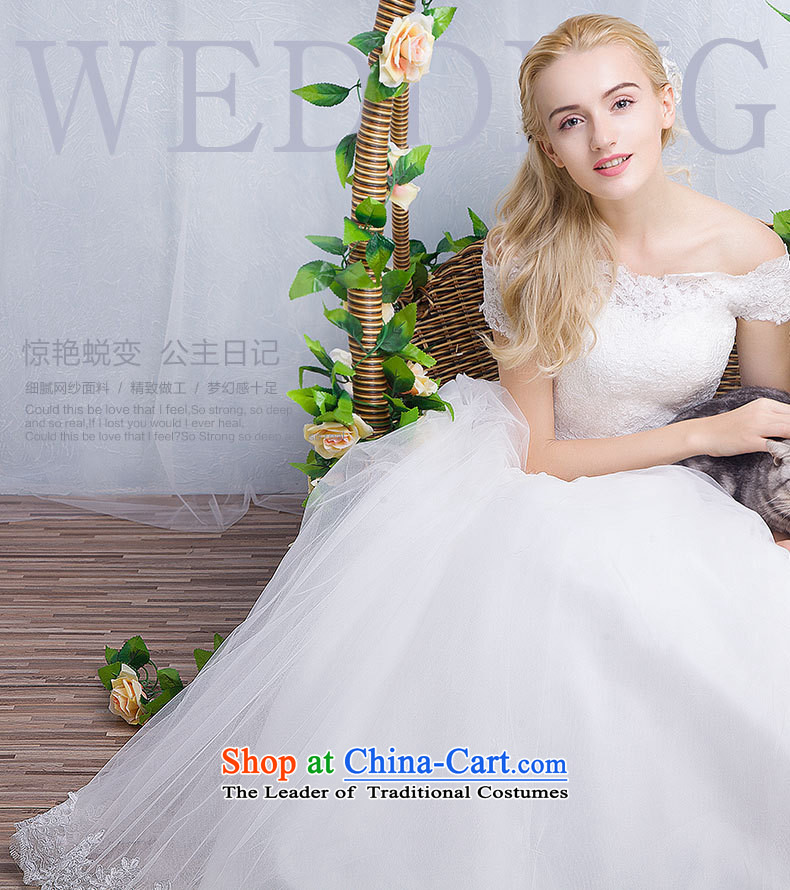 The 2015 autumn and winter new Korean minimalist bride shoulders and chest lace graphics to align the word thin shoulders wedding dress White XL Photo, prices, brand platters! The elections are supplied in the national character of distribution, so action, buy now enjoy more preferential! As soon as possible.