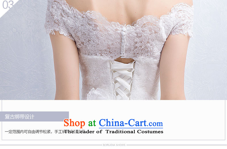 The 2015 autumn and winter new Korean minimalist bride shoulders and chest lace graphics to align the word thin shoulders wedding dress White XL Photo, prices, brand platters! The elections are supplied in the national character of distribution, so action, buy now enjoy more preferential! As soon as possible.