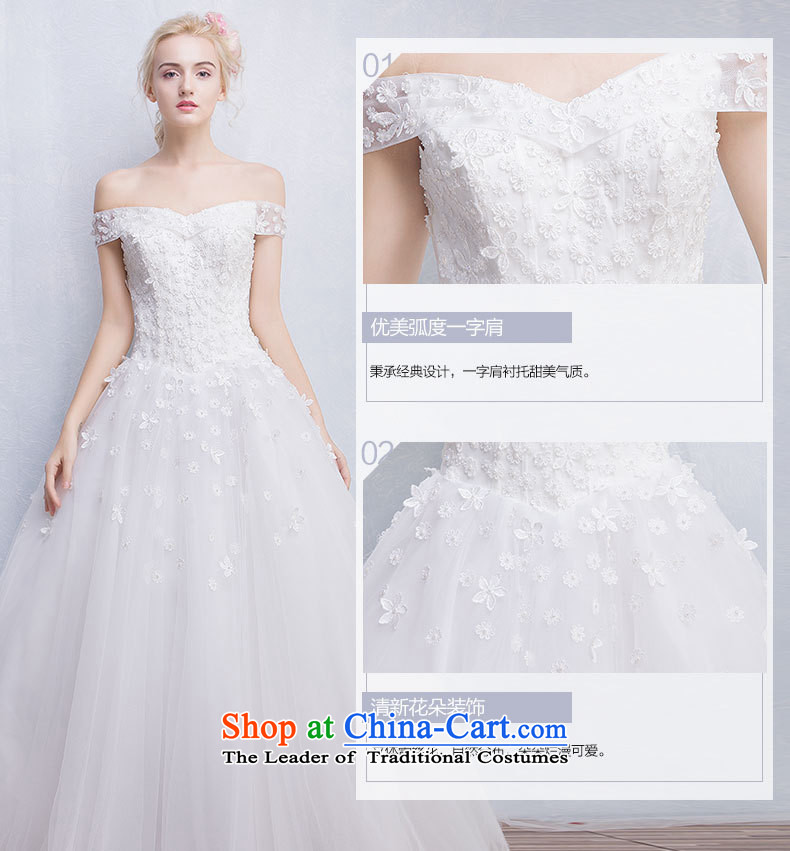 2015 Autumn and winter new word shoulder wedding dresses on Korean-style package shoulder tail idyllic wedding Flower Fairies trailing M picture, prices, brand platters! The elections are supplied in the national character of distribution, so action, buy now enjoy more preferential! As soon as possible.