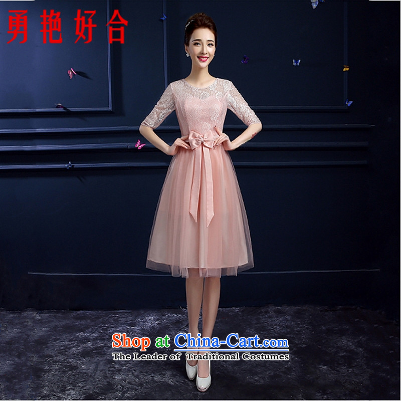 Yong-yeon and 2015 New fall inside the pink dresses in bridesmaid long banquet dinner dress winter red XXL, Yong Yim Close shopping on the Internet has been pressed.