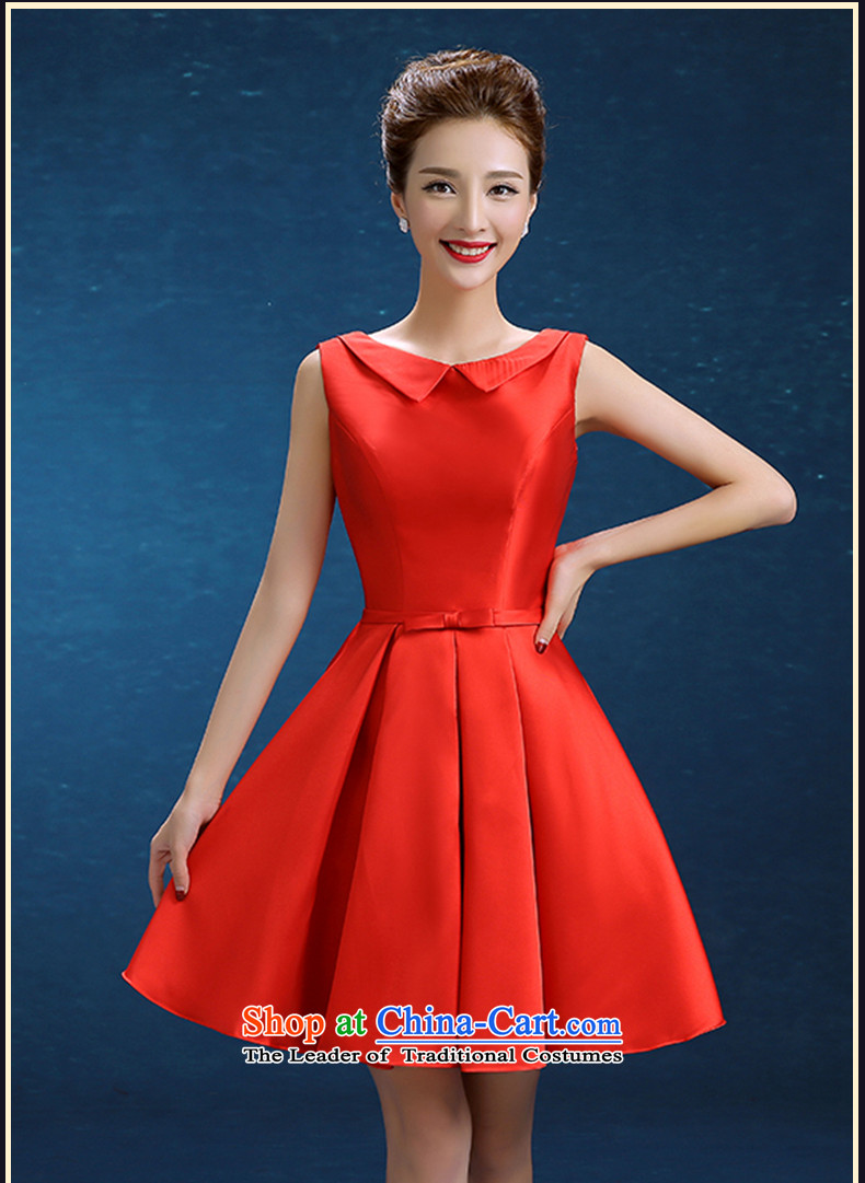 Marriages bows services Korean word lace shoulder Red Dress Short of Sau San 2015 autumn and winter new RED M picture, prices, brand platters! The elections are supplied in the national character of distribution, so action, buy now enjoy more preferential! As soon as possible.