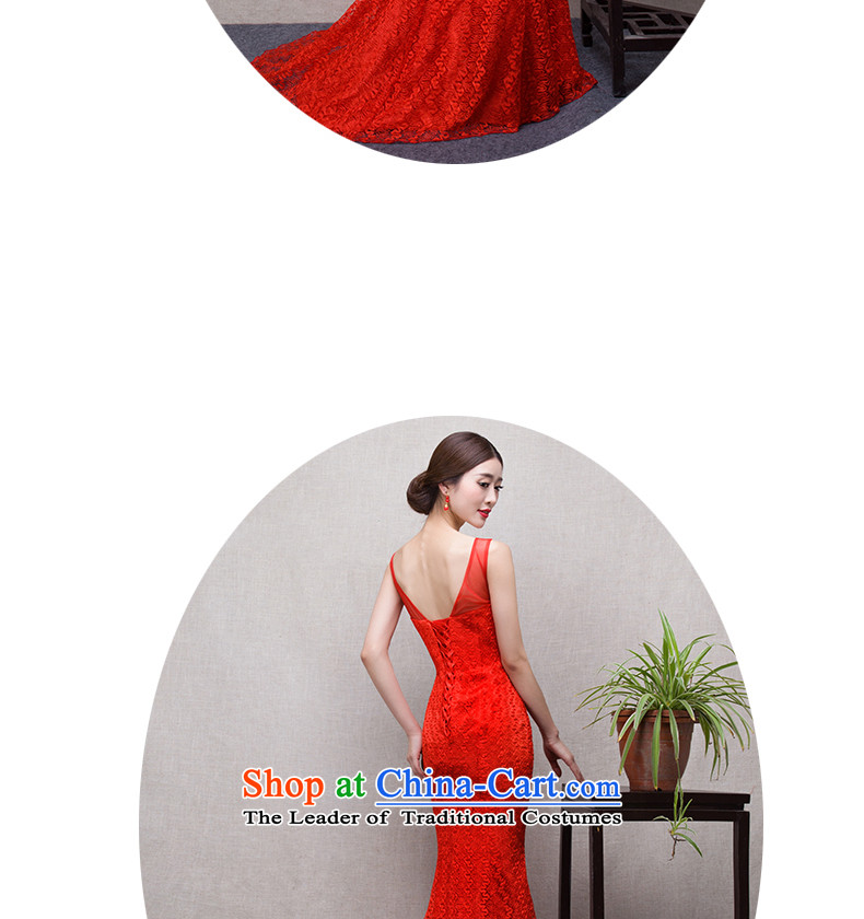 In accordance with the marriage of China love bows services 2015 winter new stylish tail shoulders crowsfoot Sau San red bride dinner gown + gross shawl dress S picture, prices, brand platters! The elections are supplied in the national character of distribution, so action, buy now enjoy more preferential! As soon as possible.