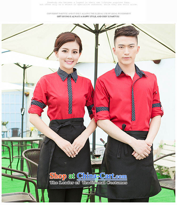 The Black Butterfly Fall/Winter Collections long-sleeved men dining hotel cafe workwear attire female black T-shirt + apron) (XL Photo, prices, brand platters! The elections are supplied in the national character of distribution, so action, buy now enjoy more preferential! As soon as possible.