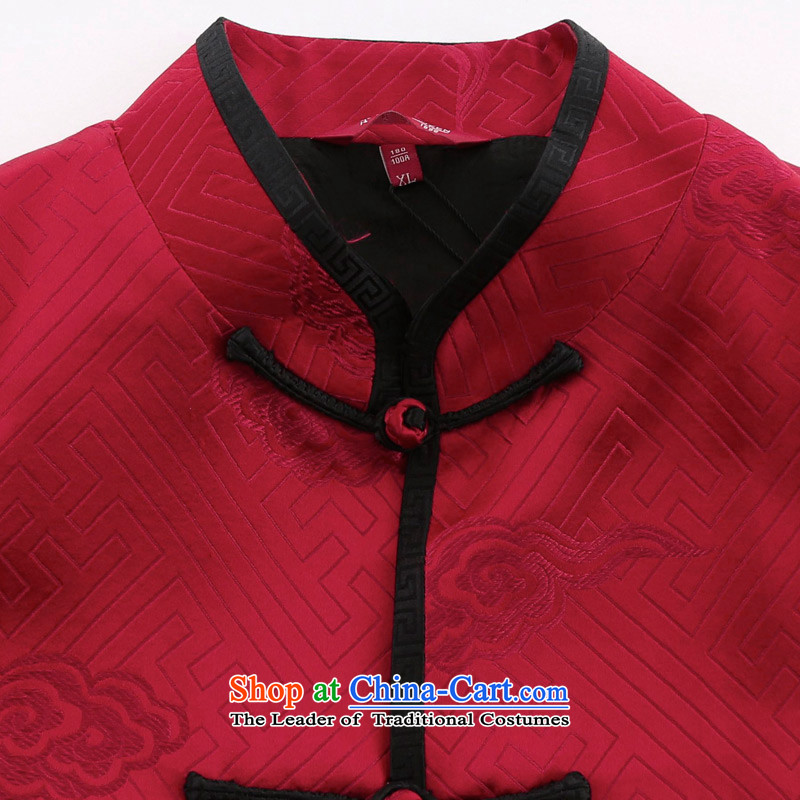 Wooden really with tang blouses 2015 autumn and winter new men 11,688 05 RED M, Chinese tunic wood really a , , , shopping on the Internet