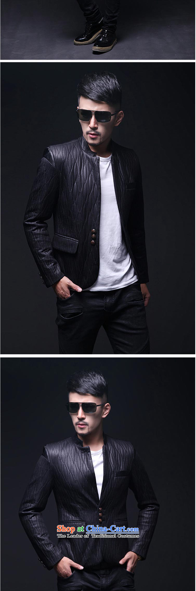 Caling keling2015 boutique autumn and winter men thick leather garments Chinese tunic temperament high-end xl business men and jacket map color pictures, prices, XXL brand platters! The elections are supplied in the national character of distribution, so action, buy now enjoy more preferential! As soon as possible.
