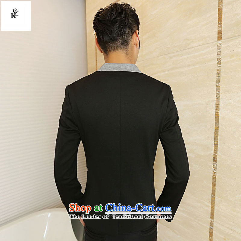  The Fall of man caling keling small business suit Korean male leisure suit for Sau San Youth England hit a light jacket coat male and business color blue Xxl,caling keling,,, shopping on the Internet