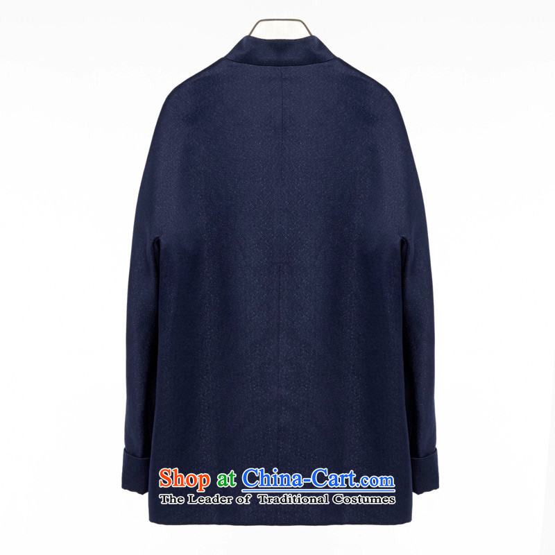 The shirt really wooden men loaded 2015 autumn and winter new ethnic Chinese tunic 0905 10 deep blue XL, Wood , , , the true online shopping