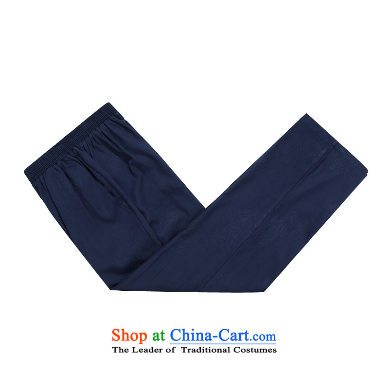 2015 Autumn and Winter, older men's trousers, leisure leisure Tang Dynasty Chinese men's trousers, a blue XXXL, Hei concentric , , , shopping on the Internet