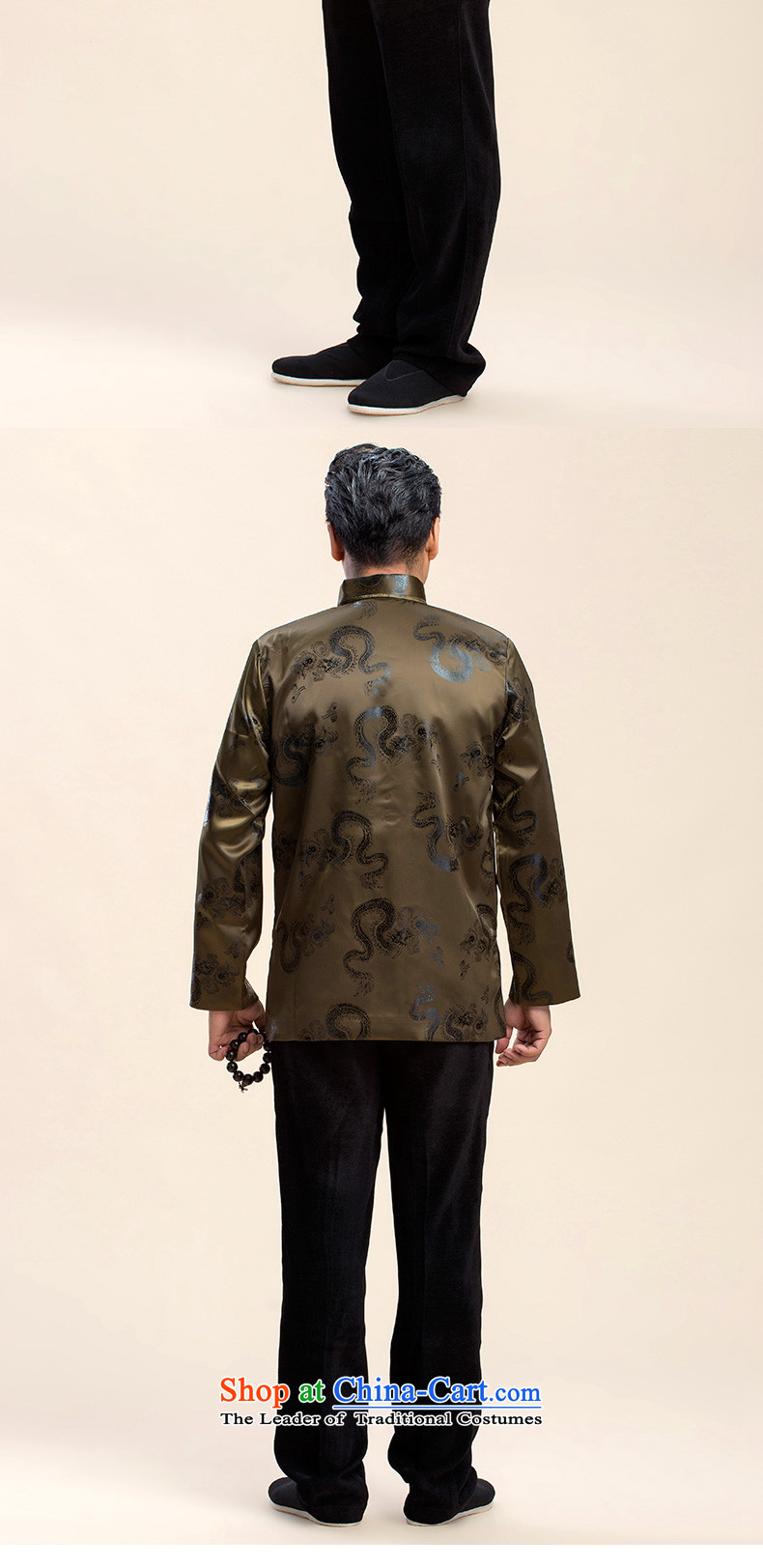Ilelin2015 autumn and winter in the new age of birthdays long-sleeved dress jacket Chinese Antique collar father men Tang-pack Black 175 pictures, prices, brand platters! The elections are supplied in the national character of distribution, so action, buy now enjoy more preferential! As soon as possible.