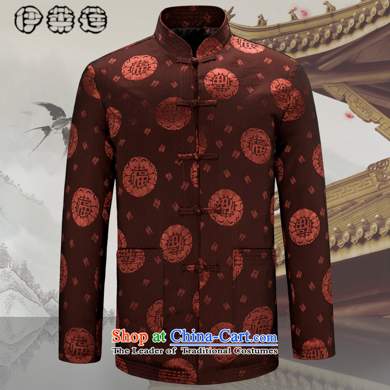 Hirlet Ephraim 2015 autumn and winter in older China Wind Jacket Tang Tang dynasty men of nostalgia for the older persons plus long-sleeved father autumn load Cotton Men's grandfather installed china red cotton 190, plus yele Ephraim ILELIN () , , , shopp
