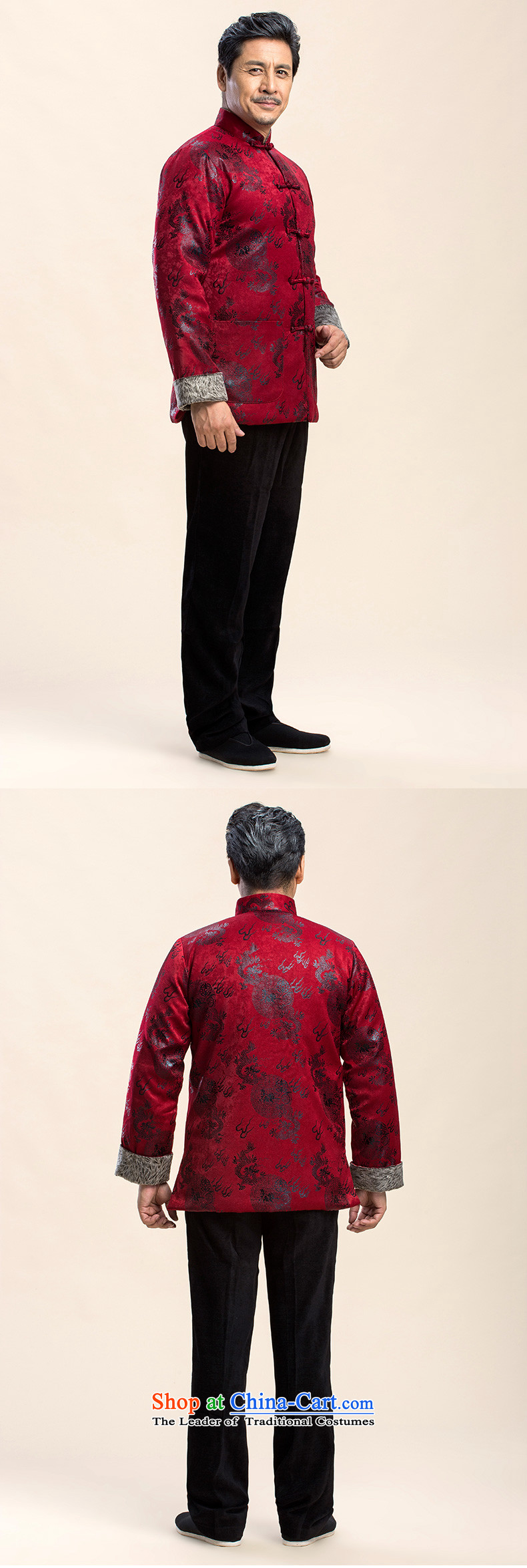 Pick the 2015 autumn and winter New China wind load father men Tang Jacket Chinese elderly in buttoned, rom stitching long-sleeved sweater red XL Photo, prices, brand platters! The elections are supplied in the national character of distribution, so action, buy now enjoy more preferential! As soon as possible.