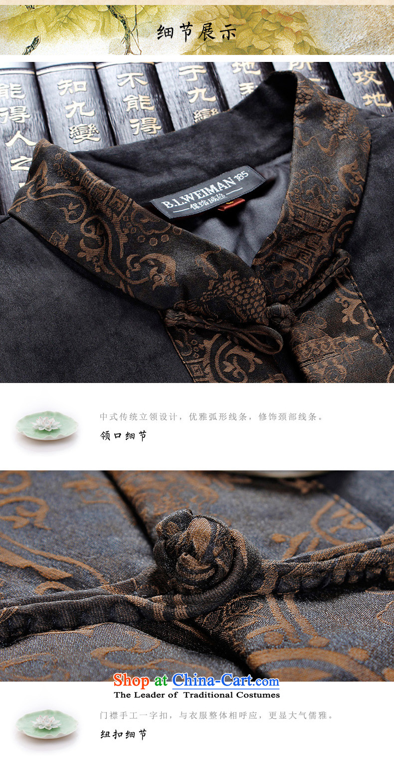 Hirlet Ephraim 2015 China wind Men's Mock-Neck tray clip jacket pure cotton Tang dynasty men of ethnic Chinese long-sleeved loose stamp men Tang dynasty sosho 180 pictures, prices, brand platters! The elections are supplied in the national character of distribution, so action, buy now enjoy more preferential! As soon as possible.