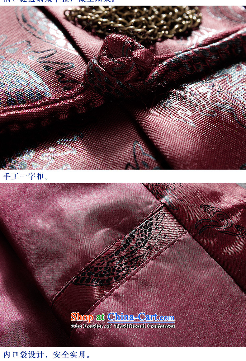 Hirlet Ephraim聽fall 2015, older persons in the thin cotton large China wind Tang Dynasty Men's Mock-Neck Shirt relaxd and casual jacket coat dark red聽185 pictures, prices, brand platters! The elections are supplied in the national character of distribution, so action, buy now enjoy more preferential! As soon as possible.