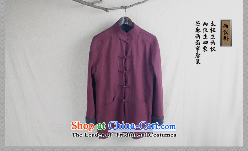 Cd 3 model scanner use two China Wind Jacket Chinese men casual linen Tang dynasty national costumes autumn and winter reversible navy blue/English thoroughbred 180/96A(XL) picture, prices, brand platters! The elections are supplied in the national character of distribution, so action, buy now enjoy more preferential! As soon as possible.