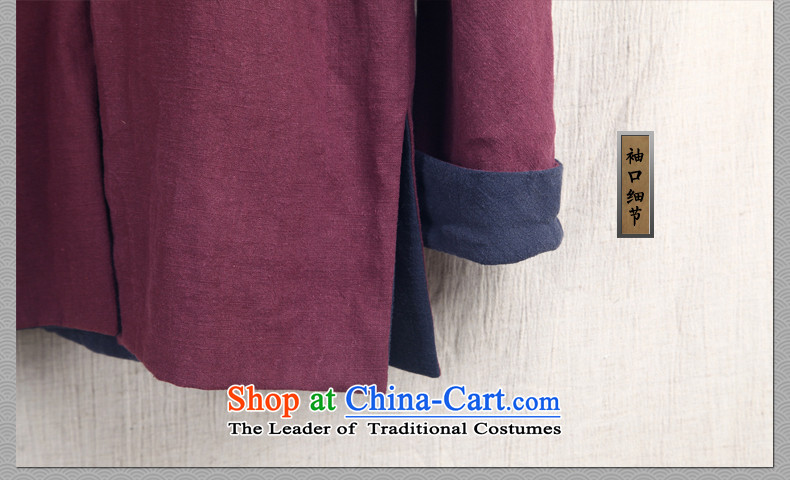 Cd 3 model scanner use two China Wind Jacket Chinese men casual linen Tang dynasty national costumes autumn and winter reversible navy blue/English thoroughbred 180/96A(XL) picture, prices, brand platters! The elections are supplied in the national character of distribution, so action, buy now enjoy more preferential! As soon as possible.