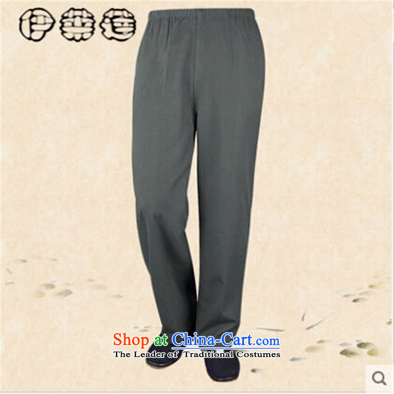 Hirlet Ephraim in autumn 2015, older casual pants muslin old men China Wind Pants elastic waist short pants and trousers blue 185, leisure, Ephraim ILELIN () , , , shopping on the Internet