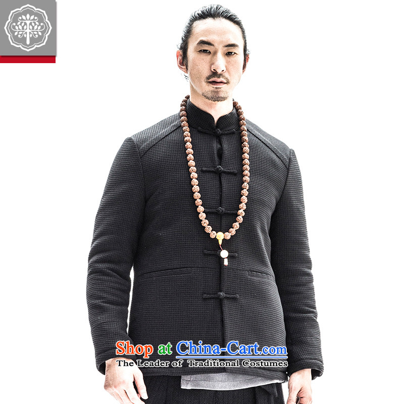 To China wind load tree winter lint-free cotton plus male Tang Dynasty Chinese collar up thick Tang dynasty detained men blue robe 180/XL, EYENSREE Tree (Context) , , , shopping on the Internet