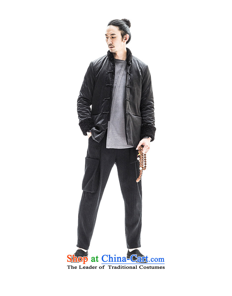 To tree original Men's Winter and thick cotton-Tang Dynasty Tang dynasty youth robe China Wind Jacket Color Picture 170/M male Hyun, prices, brand platters! The elections are supplied in the national character of distribution, so action, buy now enjoy more preferential! As soon as possible.