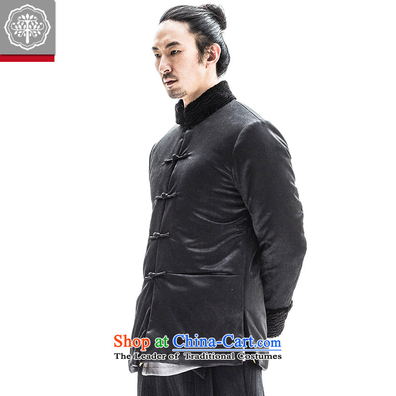 To tree original Men's Winter and thick cotton-Tang Dynasty Tang dynasty youth robe China Wind Jacket Color 170/M, Hyun to male tree (EYENSREE) , , , shopping on the Internet