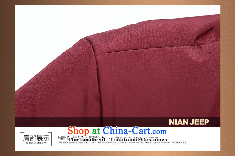 Jeep shield NIAN JEEP down the autumn and winter new Korean short jacket, Sau San youth leisure is a removable cotton coat D4012 wine red XL-height 170-175 32 5. Weight, the price and the picture 145g-160g brand platters! The elections are supplied in the national character of distribution, so action, buy now enjoy more preferential! As soon as possible.