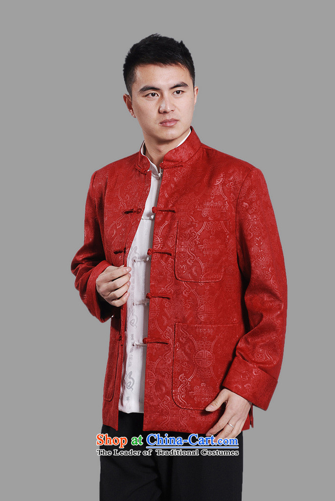She was particularly Tang dynasty international men's long-sleeved national costumes men Tang jackets collar embroidery Chinese dragon red XL Photo, prices, brand platters! The elections are supplied in the national character of distribution, so action, buy now enjoy more preferential! As soon as possible.