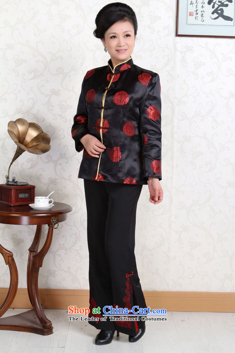 The elderly in the long-sleeved jacket Tang China wind classic wedding dresses made to replace the black women for couples, -D XXL picture, prices, brand platters! The elections are supplied in the national character of distribution, so action, buy now enjoy more preferential! As soon as possible.
