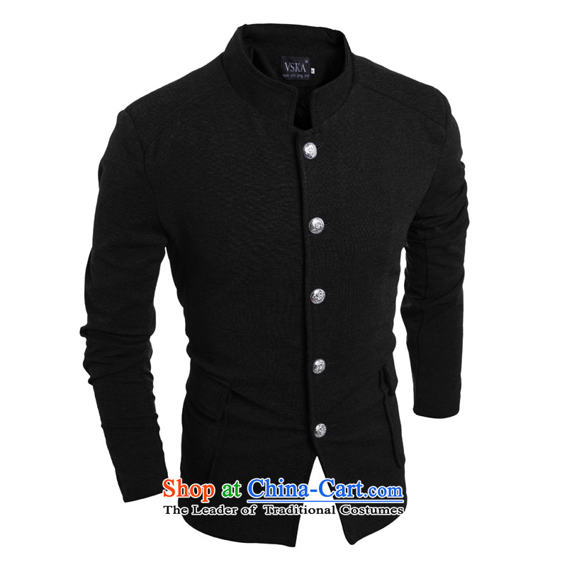 2015 Autumn and winter men new retro Chinese tunic single row detained after Chinese tunic suit pocket leisure inspected 5,975 gray photo, the price and the XL brand platters! The elections are supplied in the national character of distribution, so action, buy now enjoy more preferential! As soon as possible.