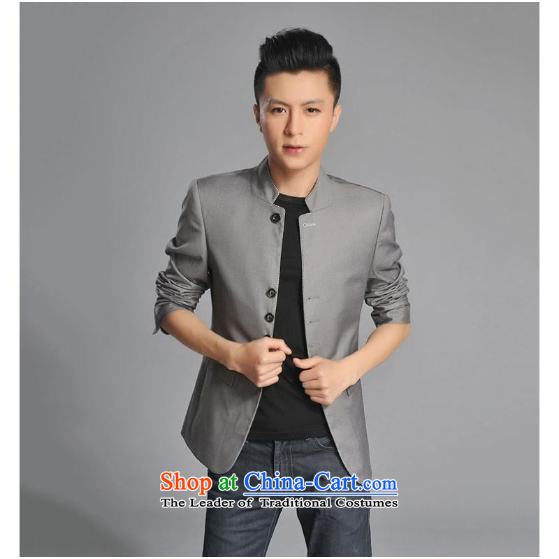 2015 new Mock-neck small suit Korean Chinese tunic business and leisure  Sau San, the Chinese Tang dynasty collar black S, the United States in accordance with the property (meitianyihuan days) , , , shopping on the Internet