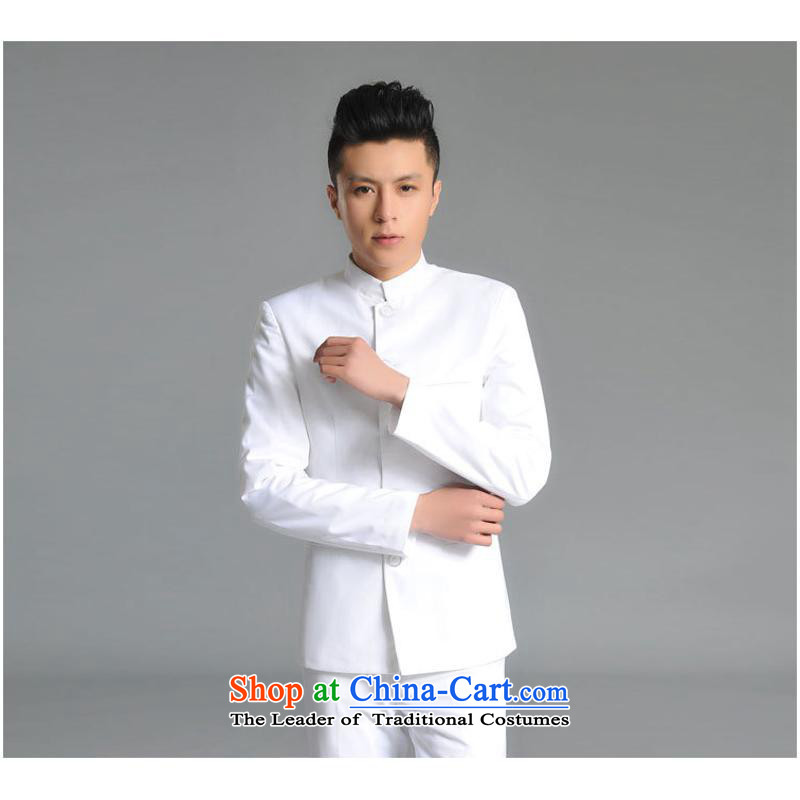 The new white Youth Chinese tunic male and Korean figures of photography with floor repair health groom wedding dress kit black M us day in accordance with the property (meitianyihuan) , , , shopping on the Internet